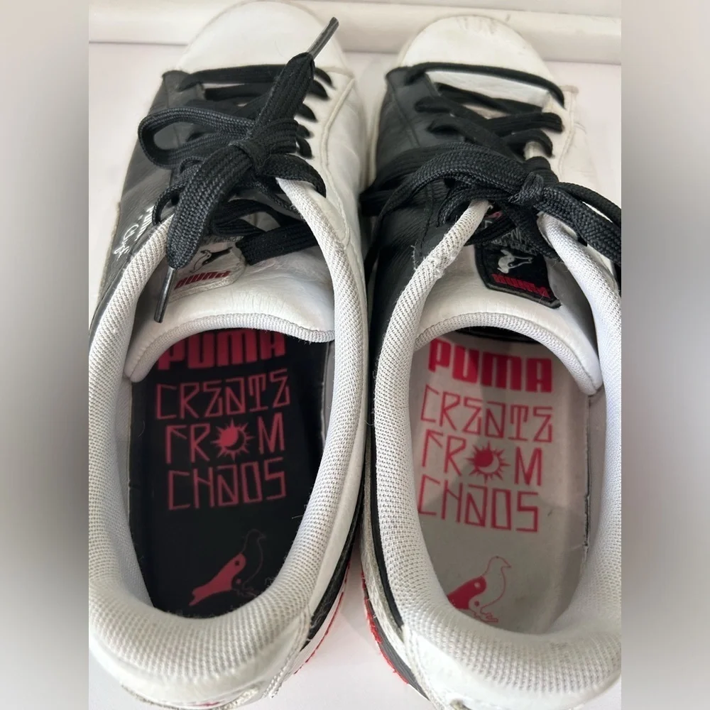 Puma Clyde X Staple Create‎ From Chaos 2 Shoes Mens Sz 9.5 Casual Low Sneakers